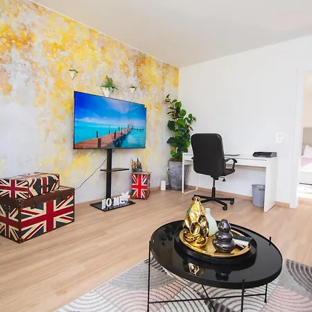 Dortmunder Erdgeschoss-Luxusloft Mit Grossen Balkon, Netflix Und 250 Mbytes Highspeed Wifi Wilhelmshohe Exterior foto