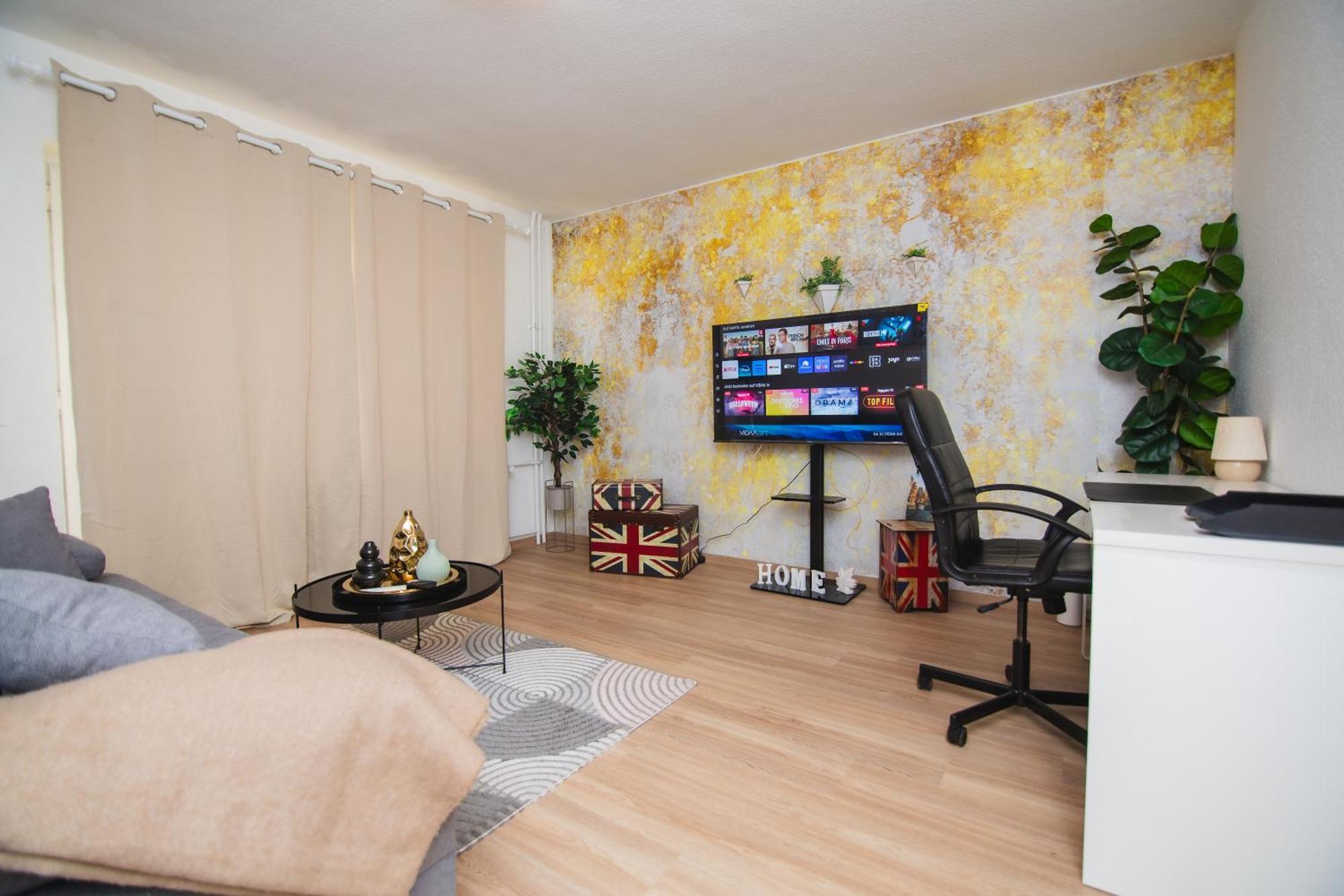 Apartment Dortmunder Erdgeschoss-luxusloft Mit Grossen Balkon, Netflix Und 250 Mbytes Highspeed Wifi